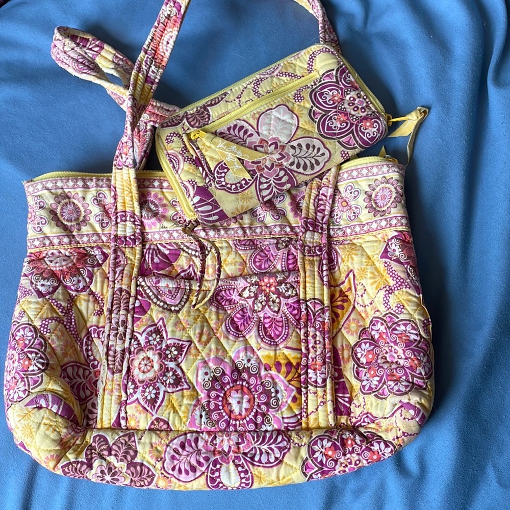 Vera Bradley matching bag and wallet